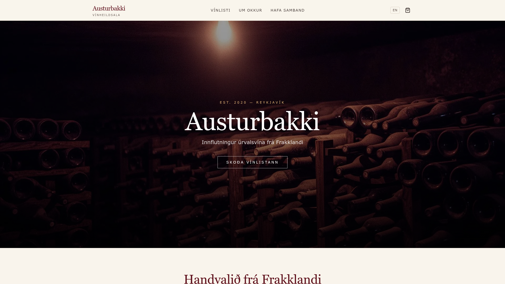 Austurbakki Vínheildsala