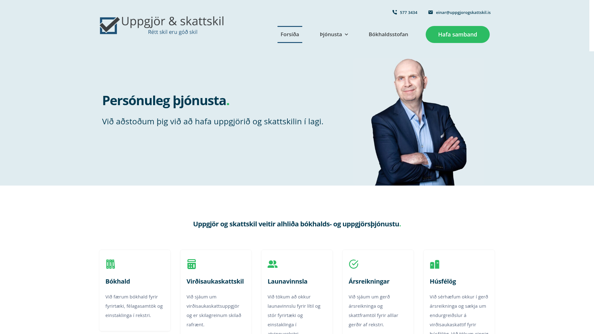Uppgjör og skattskil